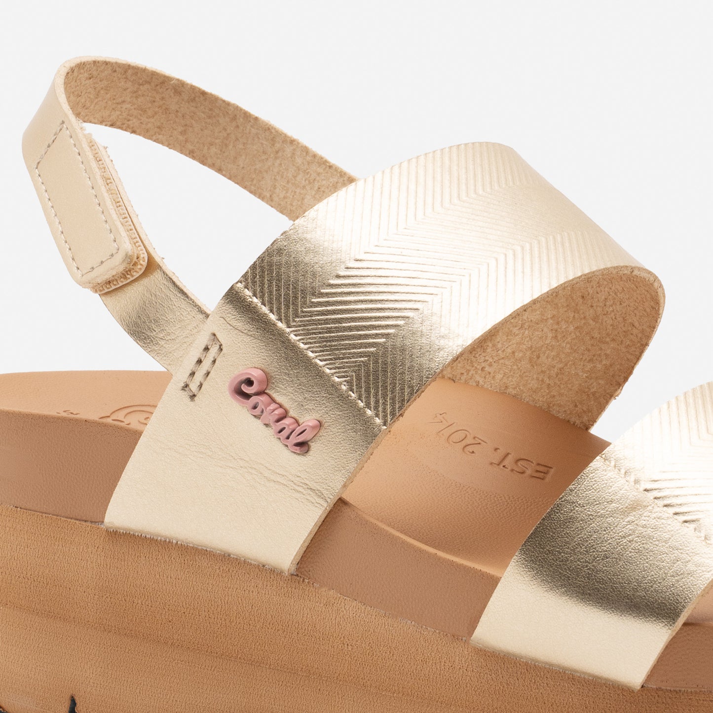 Sandalia Coral Noa Gold
