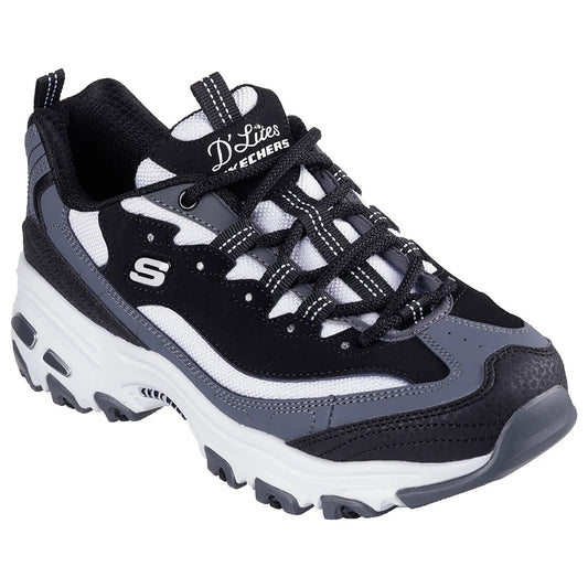 Tenis Skechers Black/White