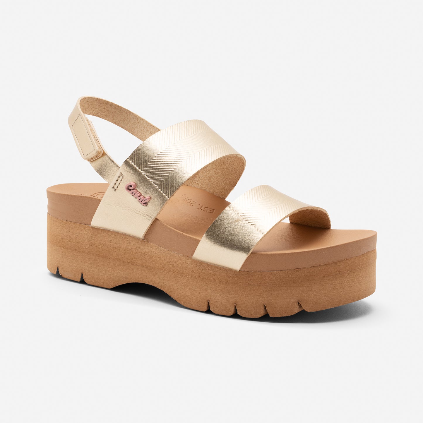 Sandalia Coral Noa Gold