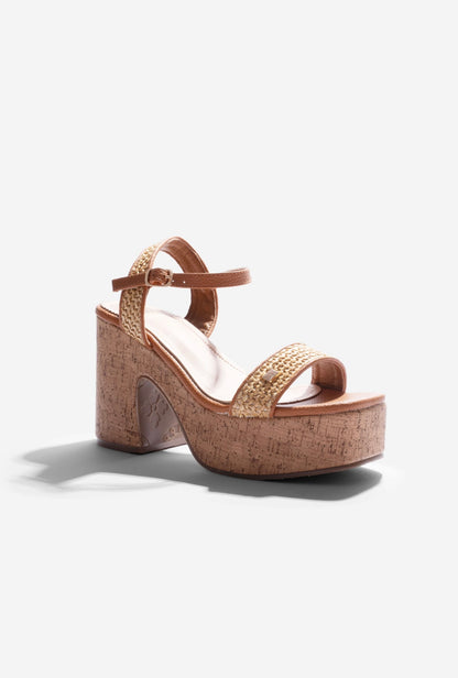 Sandalia Promise Serina Camel