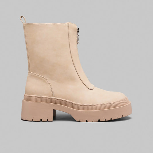 Botas Coral Zendaya Crema MokaBoutiqueCR