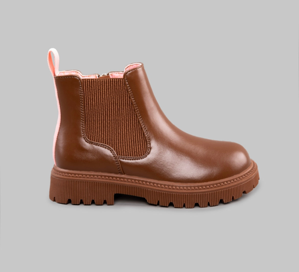 Botas Niña Yzma Camel MokaBoutiqueCR