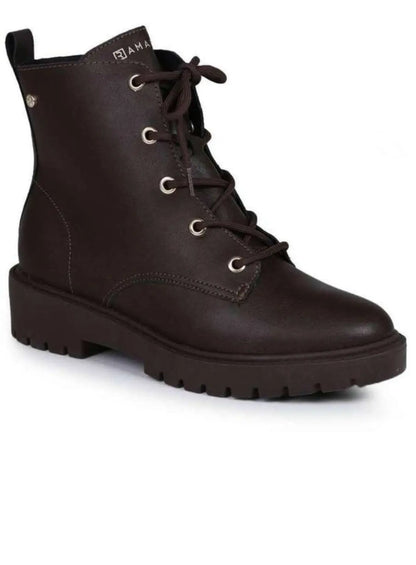 Botas de combate para mujer Ramarim Marrón MokaBoutiqueCR
