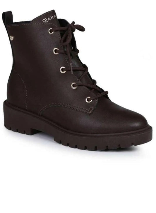 Botas de combate para mujer Ramarim Marrón MokaBoutiqueCR