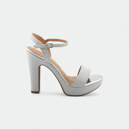 Sandalia Vizzano Plata Shine