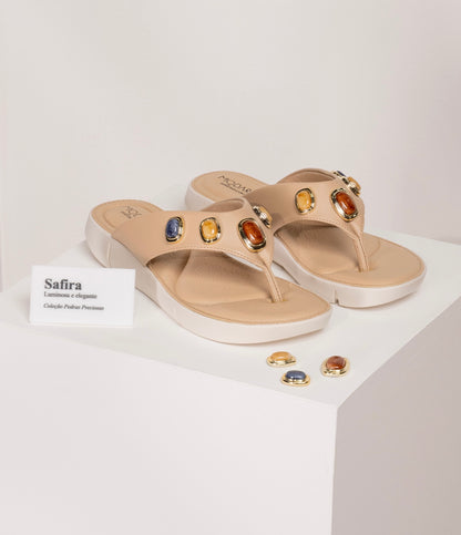Sandalia Modare Safira Beige
