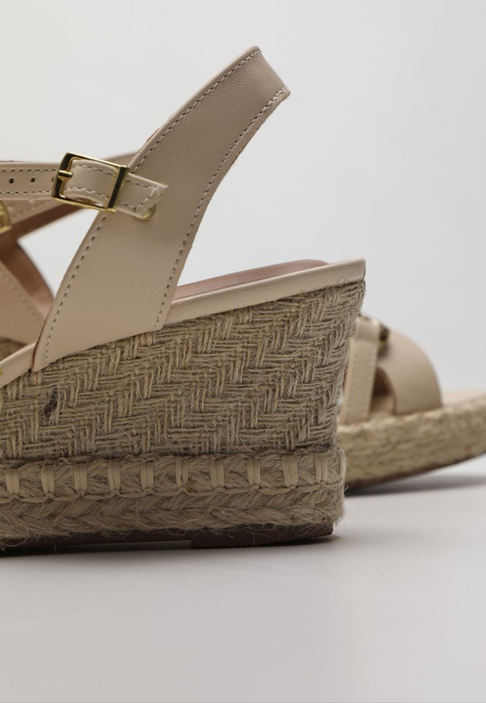 Sandalias plataforma Beira rio color Cream