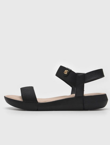 Sandalia Modare negra con elastico
