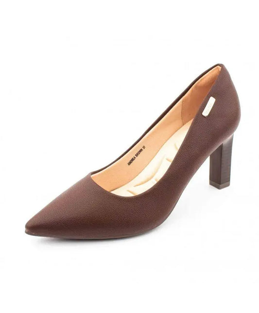 Natural zapato de tacón brown MokaBoutiqueCR