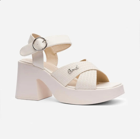 Sandalia Bellagio 2 White Off MokaBoutiqueCR