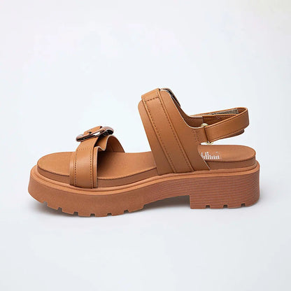 Sandalia Chunky Vizzano Camel MokaBoutiqueCR
