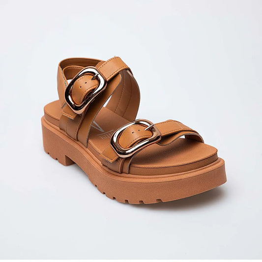 Sandalia Chunky Vizzano Camel MokaBoutiqueCR