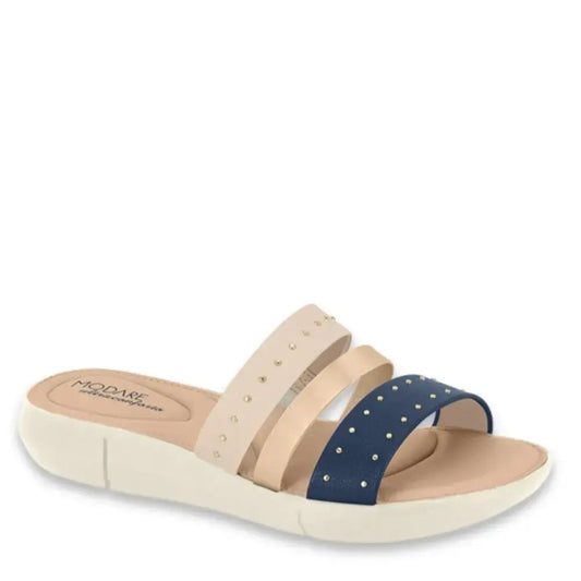Sandalia Modare Azul/Crema MokaBoutiqueCR