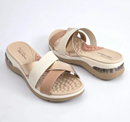 Sandalia Modare Oro Rosa/Blanco MokaBoutiqueCR