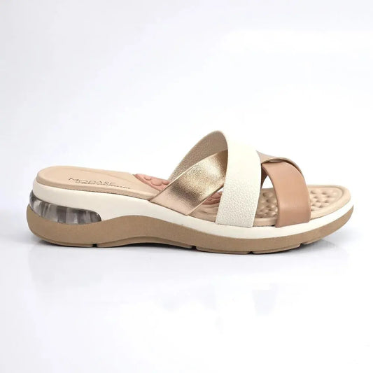 Sandalia Modare Oro Rosa/Blanco MokaBoutiqueCR