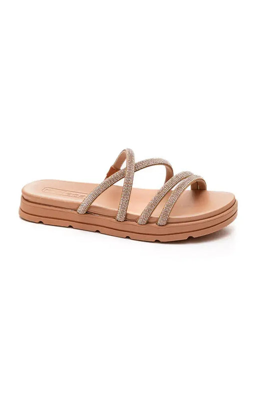Sandalia Moleca Beige/Cristal MokaBoutiqueCR