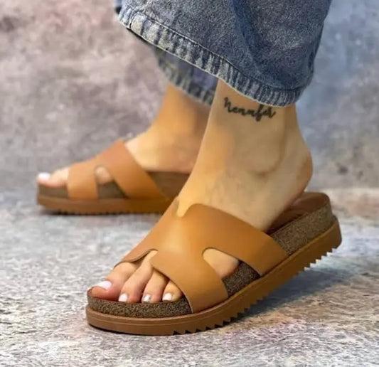 Sandalia Moleca Camel MokaBoutiqueCR