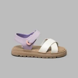 Sandalia Niña Coral Abba white/glitter MokaBoutiqueCR