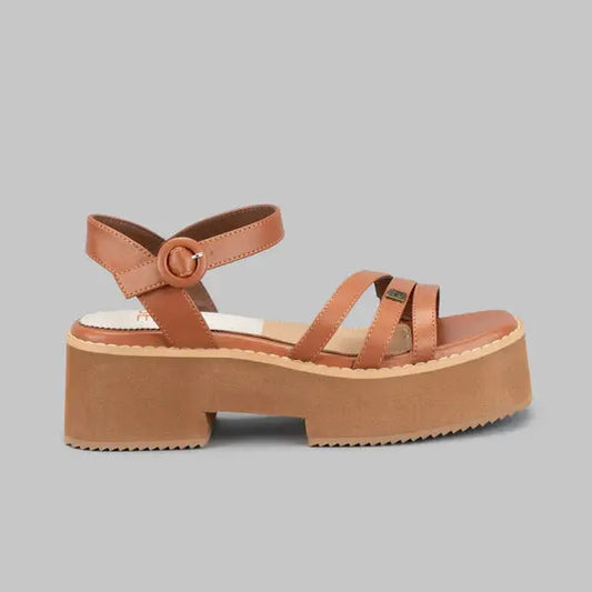 Sandalia Promise Cirene Camel MokaBoutiqueCR