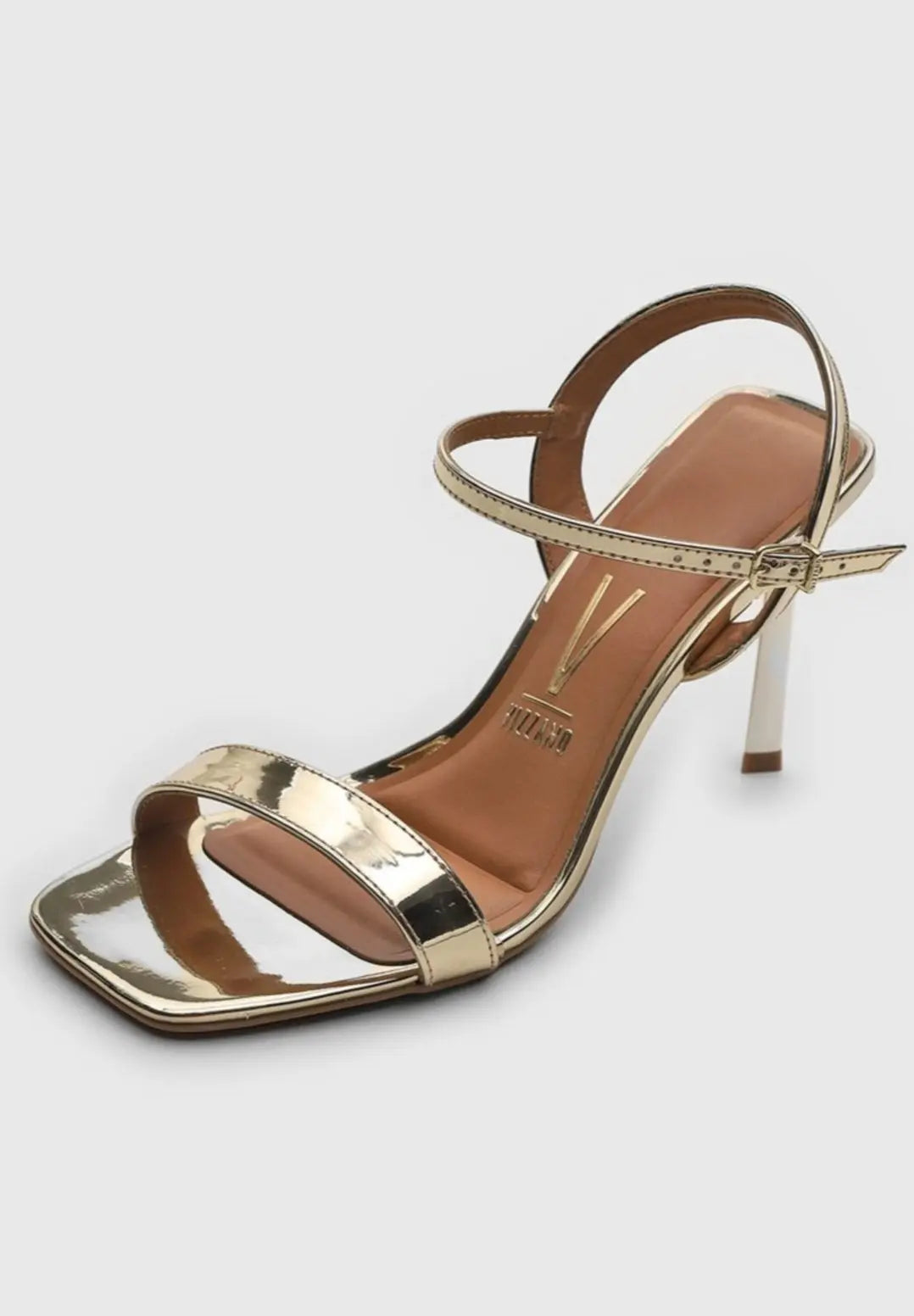 Sandalia Tacón Vizzano Dorado Ku MokaBoutiqueCR