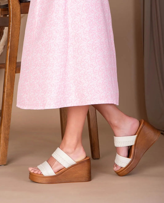 Sandalia VSingular Plataforma Beige MokaBoutiqueCR