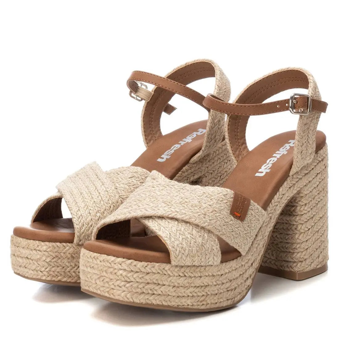 Sandalia de Mujer Refresh Beige MokaBoutiqueCR