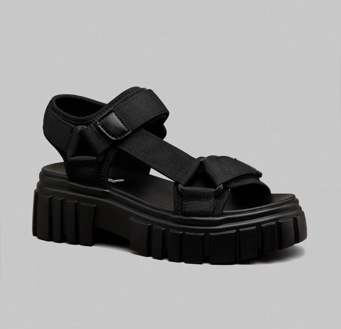 Sandalias Chunky Negra Percy Coral MokaBoutiqueCR