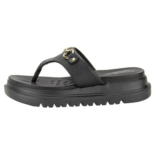 Sandalias Modare ultra confort color Negro. MokaBoutiqueCR