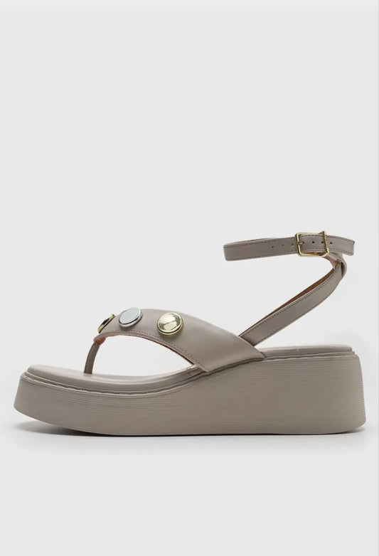 Sandalias Vizzano tobillera gris MokaBoutiqueCR