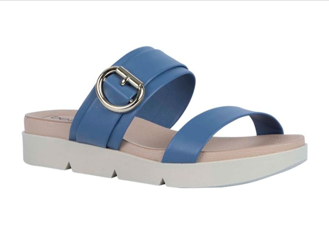 Sandalias celestes Beira Rio Oferta!! MokaBoutiqueCR