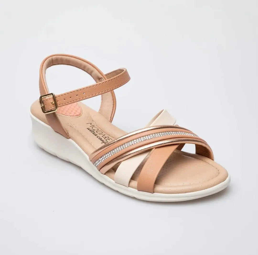 Sandalias plataforma Modare Oro Rosa MokaBoutiqueCR