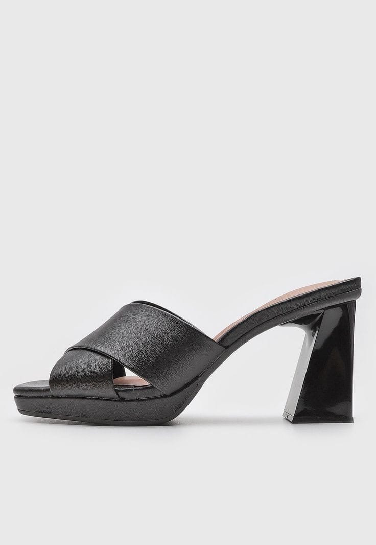 Sandalias plataforma negras MokaBoutiqueCR