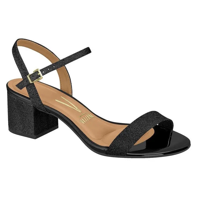 Tacón Vizzano negro brillante MokaBoutiqueCR