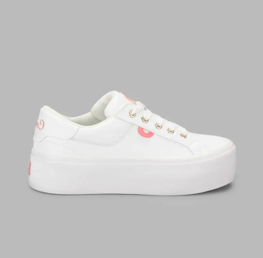 Tenis Coral Aiko White MokaBoutiqueCR