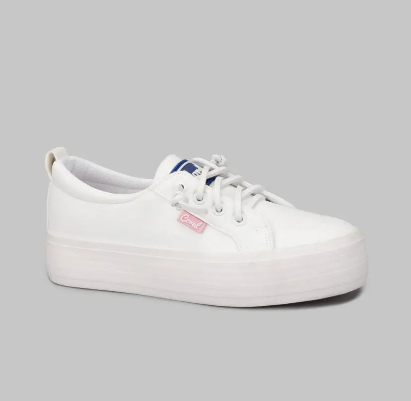 Tenis Coral Octavia 2 All White MokaBoutiqueCR