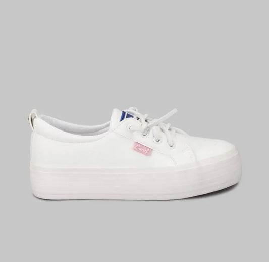 Tenis Coral Octavia 2 All White MokaBoutiqueCR