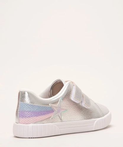 Tenis de niña plateadas MokaBoutiqueCR