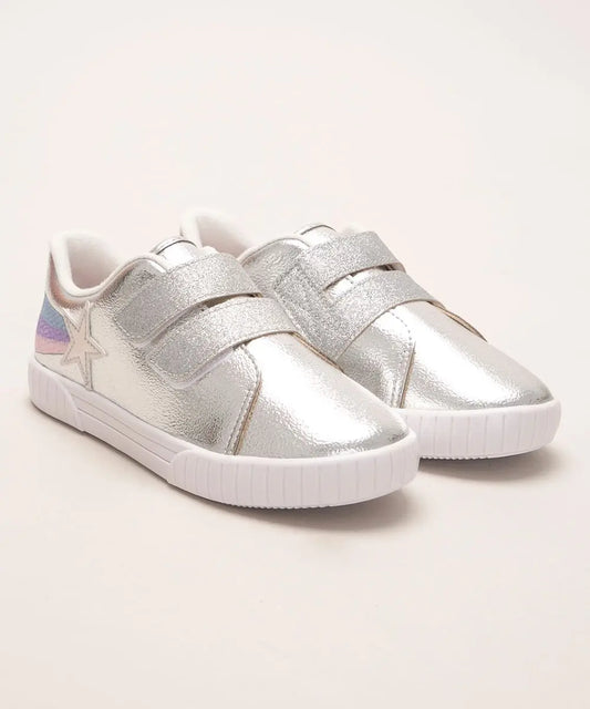 Tenis de niña plateadas MokaBoutiqueCR