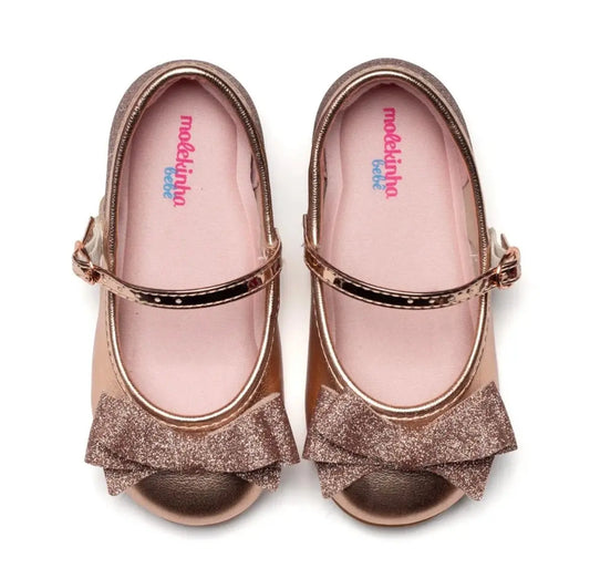 Zapatito Oro rosa molekihna MokaBoutiqueCR