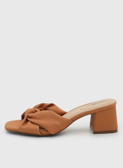 Sandalias Modare Nude tacon cuadrado