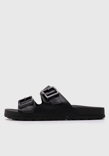 Sandalia Flat Moleca Negra