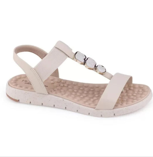 Sandalia Modare Ultra Comfort Color crema - MokaBoutiqueCR