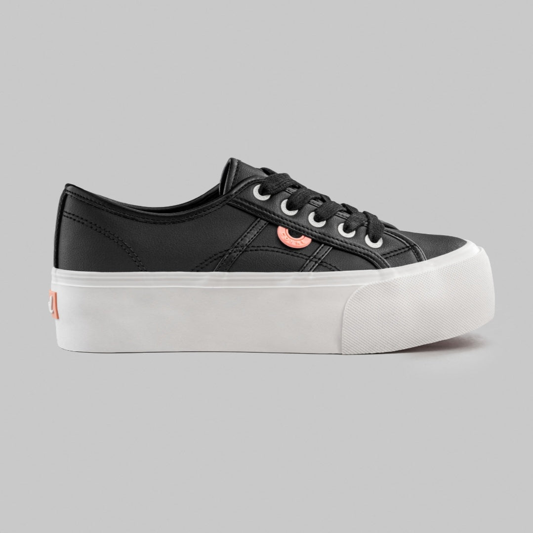 Tenis Kazu Negra Coral - MokaBoutiqueCR